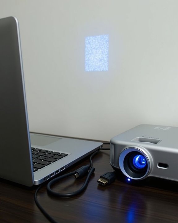 adjust projector display settings