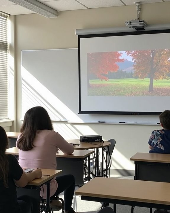 advanced classroom projection features