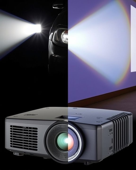automotive vs home projector