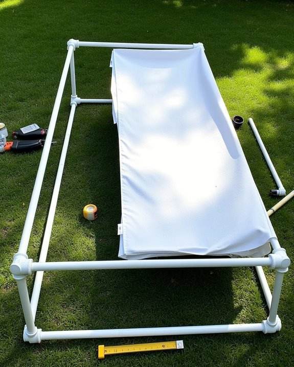 build sturdy pvc frame