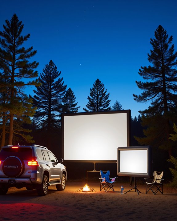 car projector screen selection