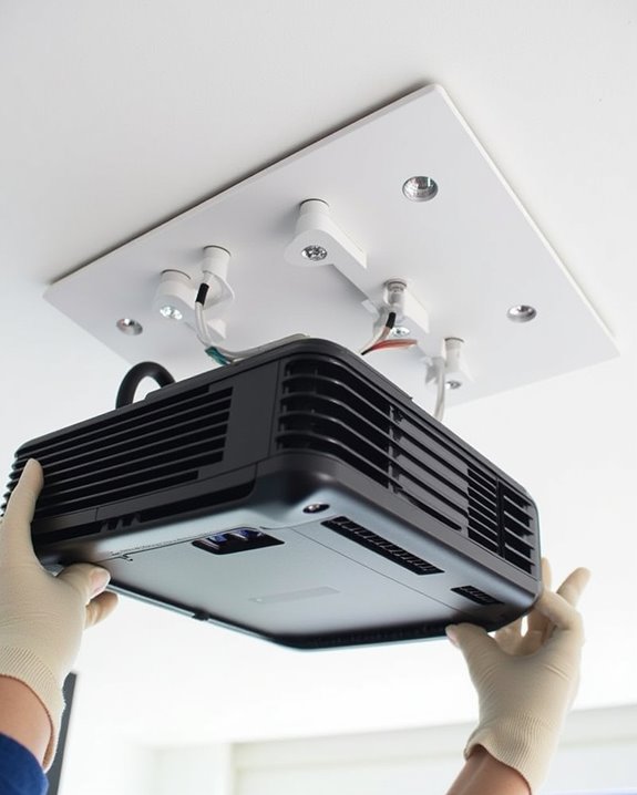 ceiling mount installation steps