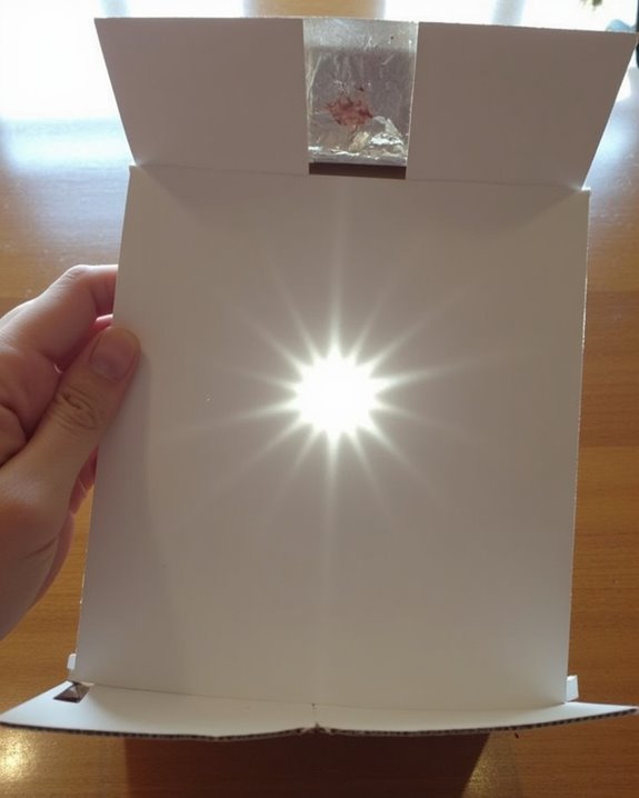 cereal box pinhole projector