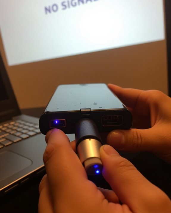check device compatibility and connections
