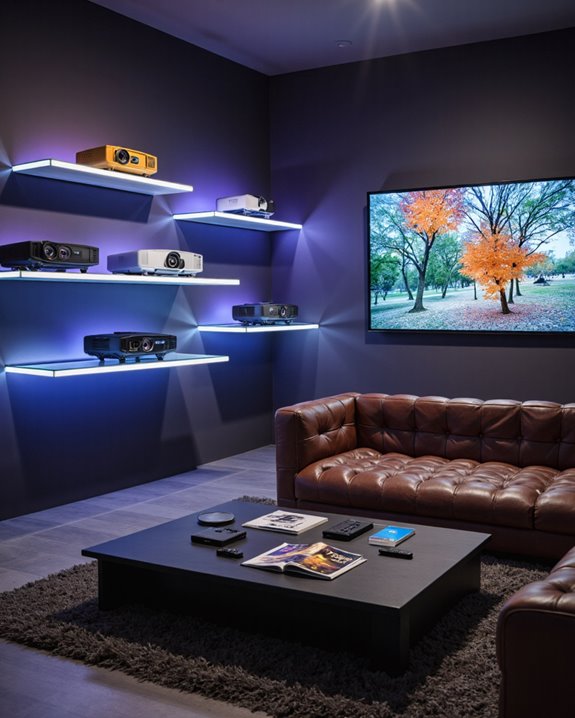 choosing projector and screen