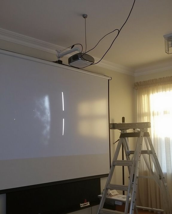 configure home theater projector
