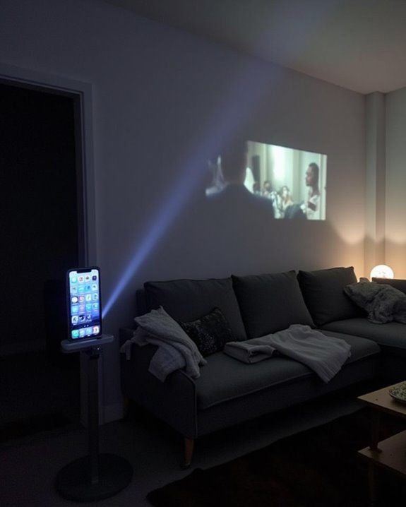 connect iphone to projector