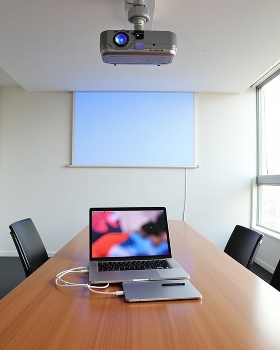 connect mac to projector
