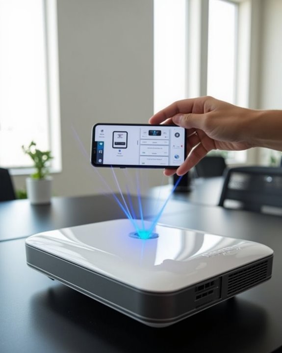 connect mobile devices to projectors