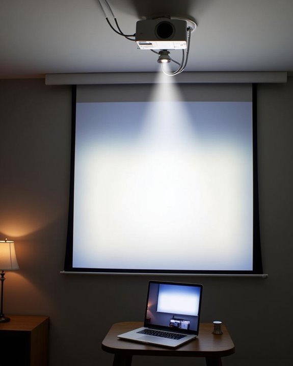 connect projector for display