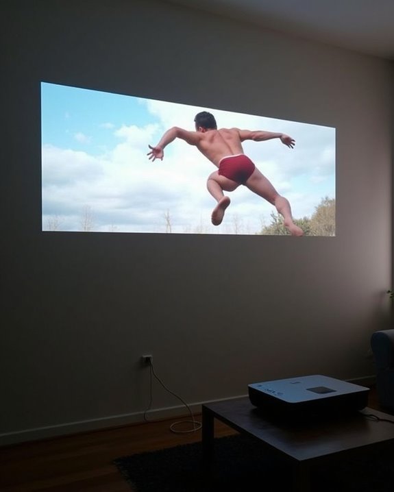 cost effective projection surface
