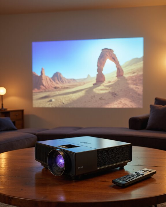 evaluate projector performance factors