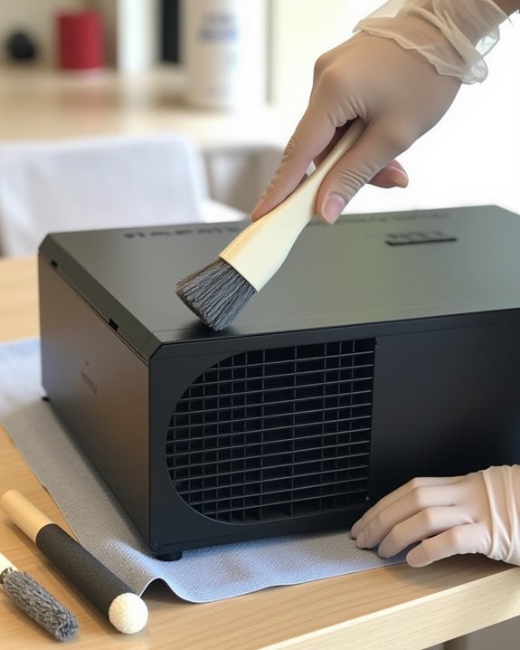 exterior dust removal techniques