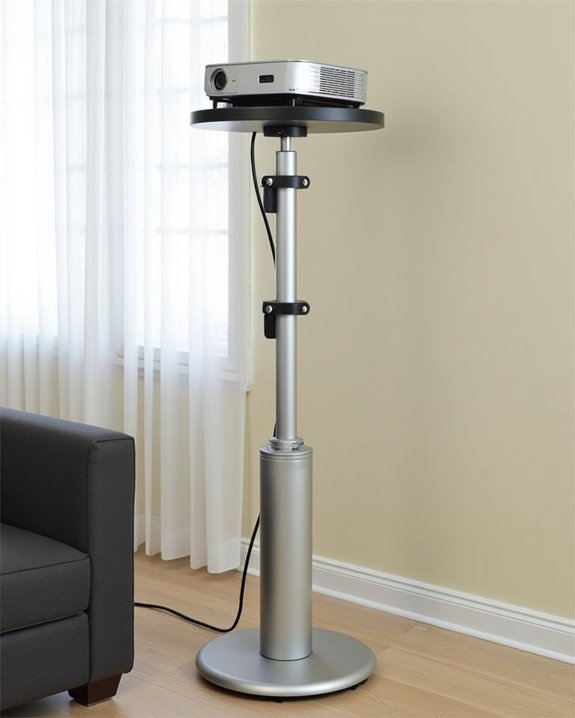 flexible portable projector stands