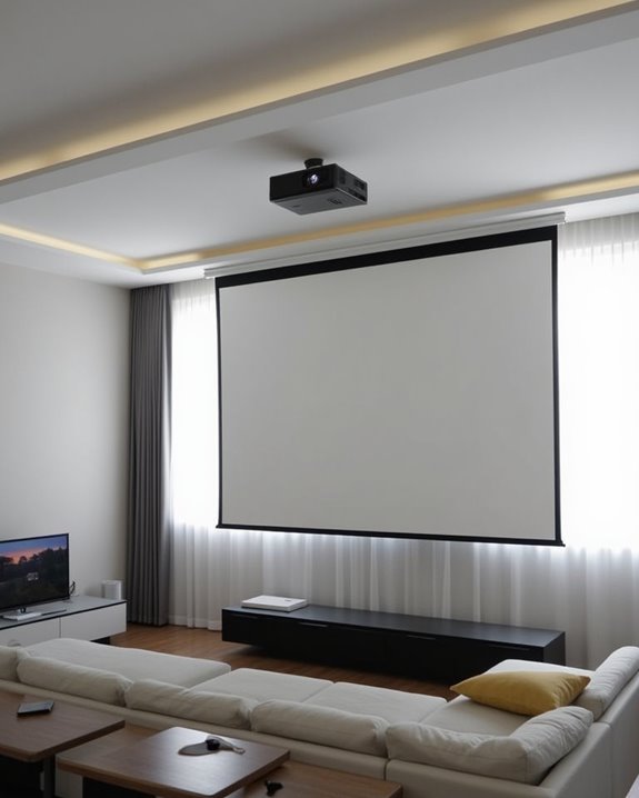 flexible projector placement options