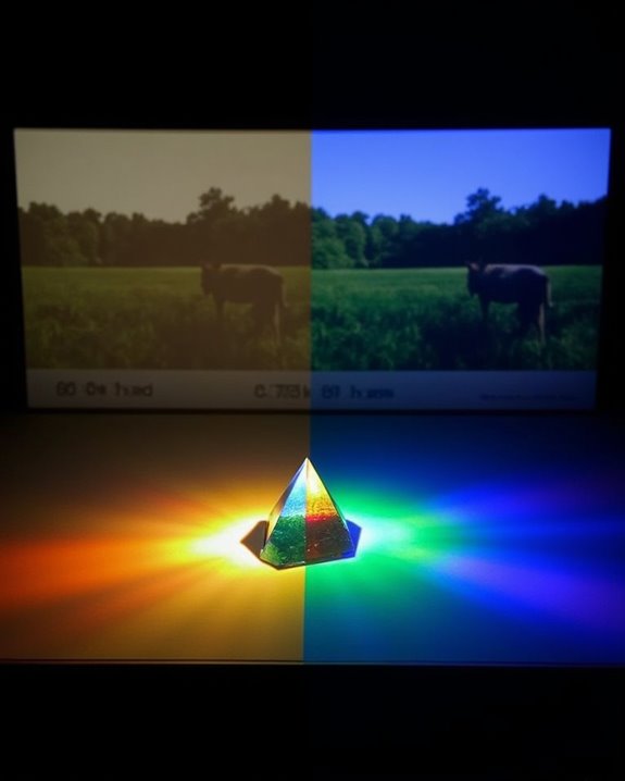 gentle reflected light display