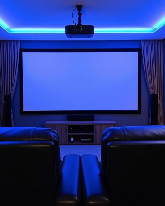 home theater projector screen