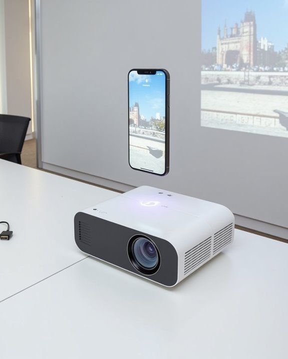 iphone projector connection methods