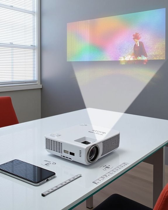 key mini projector features