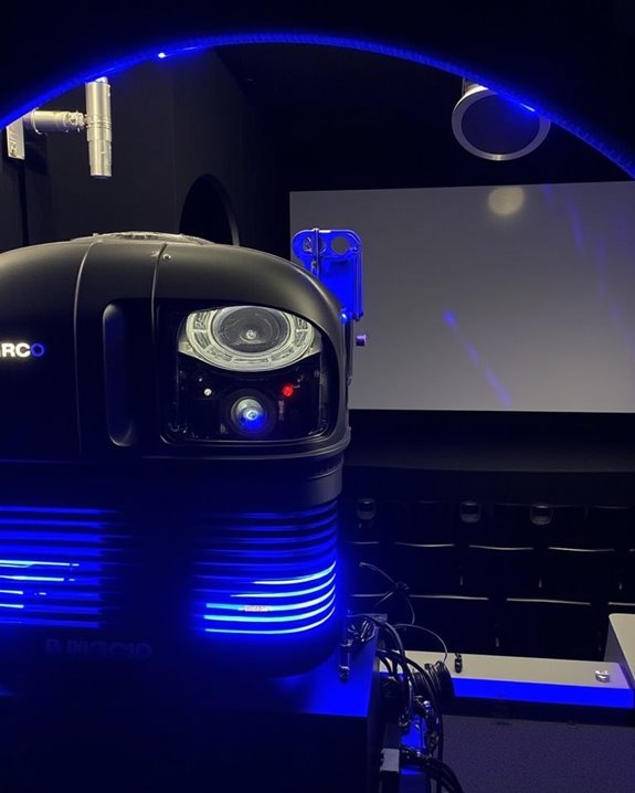 large format 4k laser projection