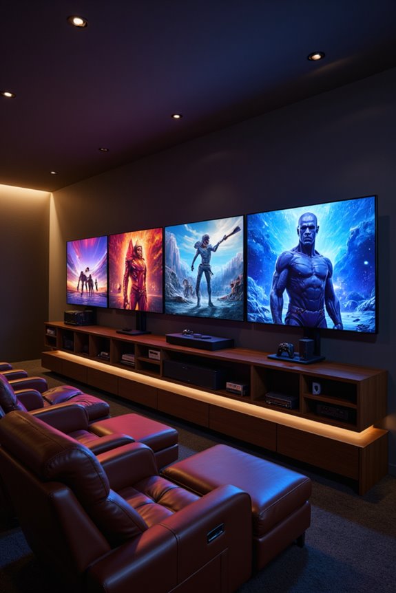 large tvs for entertainment