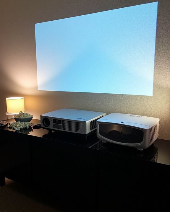 laser versus lamp projectors