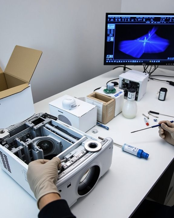 mail in projector repair services