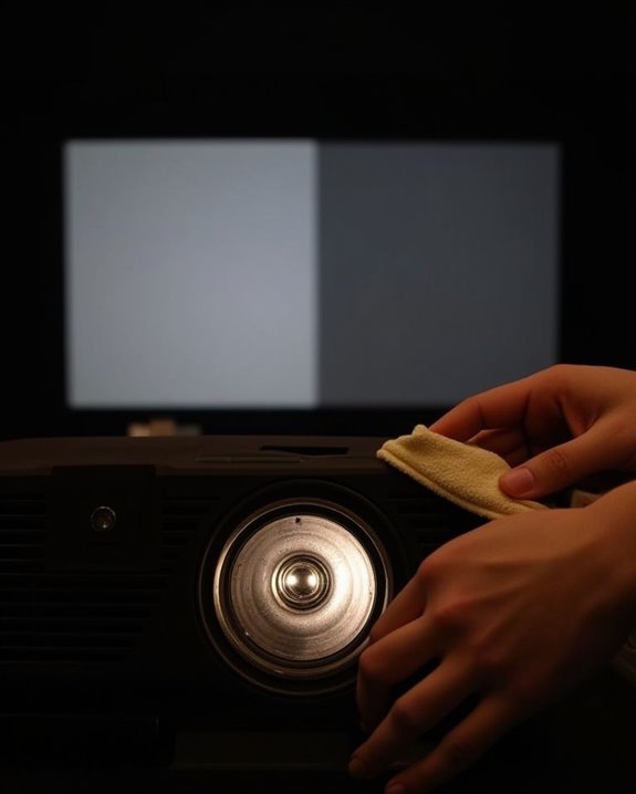 maintain projector brightness effectively