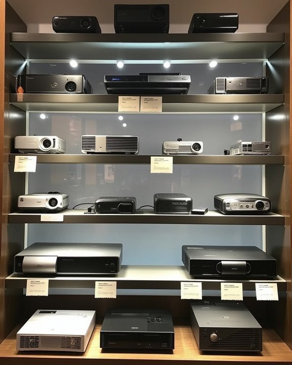 market specific projector features