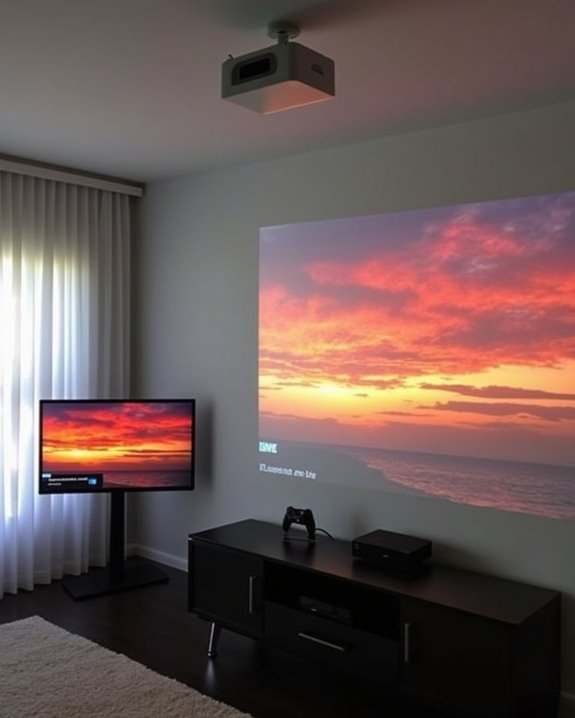 modern high quality projectors