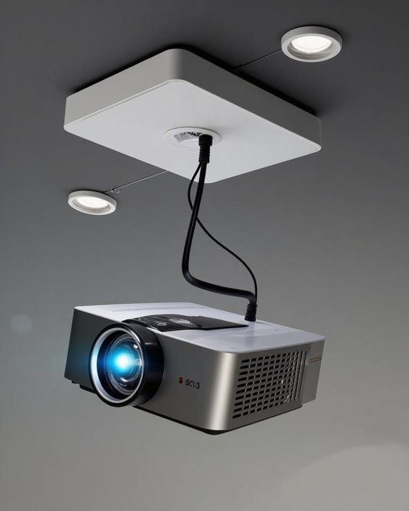 mount projector upside down