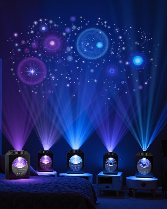 night light projector selection
