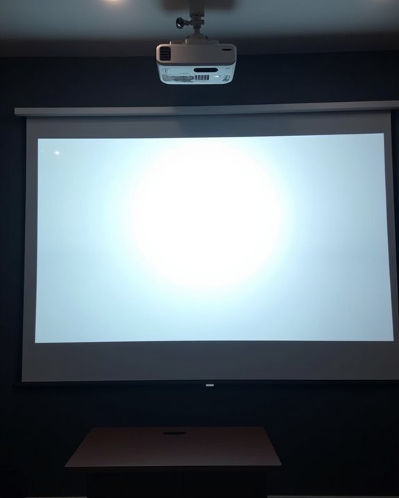 optimal projector mounting setup