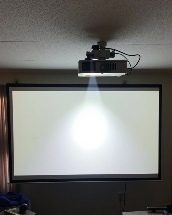 optimal projector placement guidelines