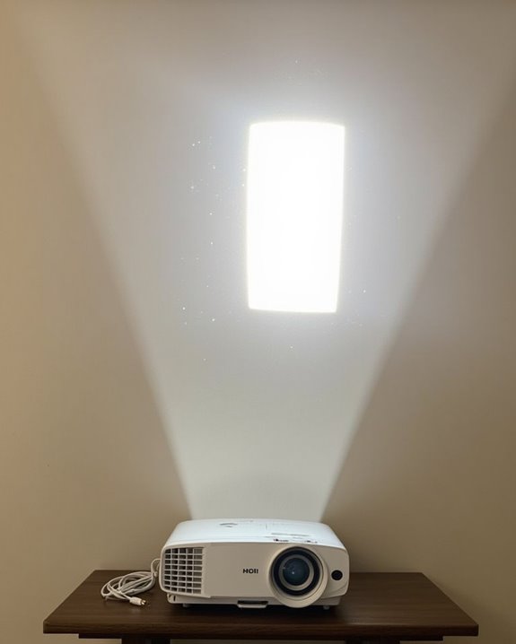 optimal projector placement guidelines