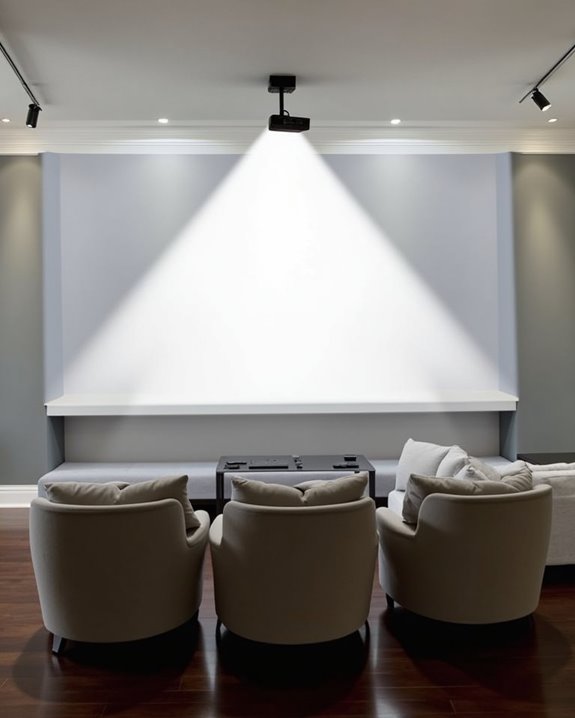optimal projector room setup