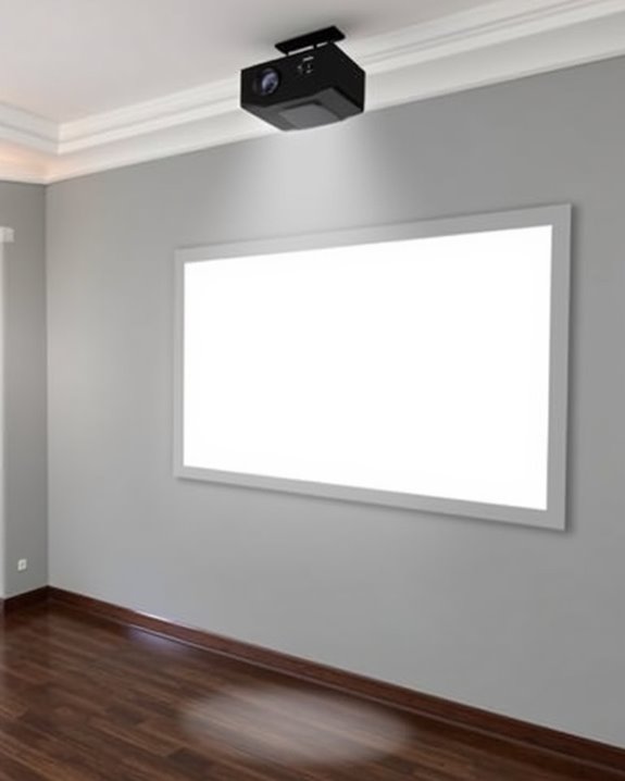 optimal projector screen height