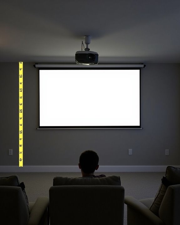 optimal screen height placement
