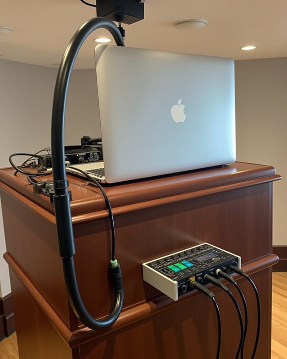 optimize presentation audio connectivity