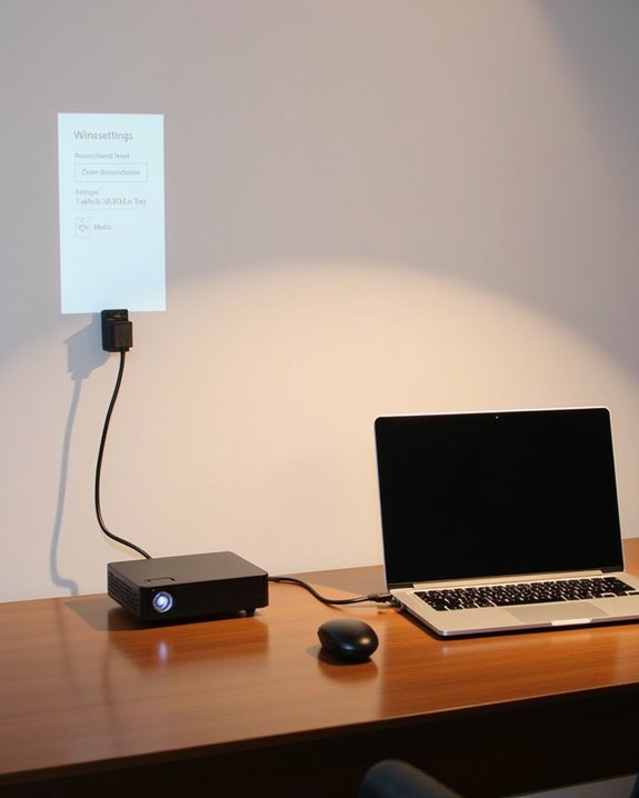 optimize projector display settings