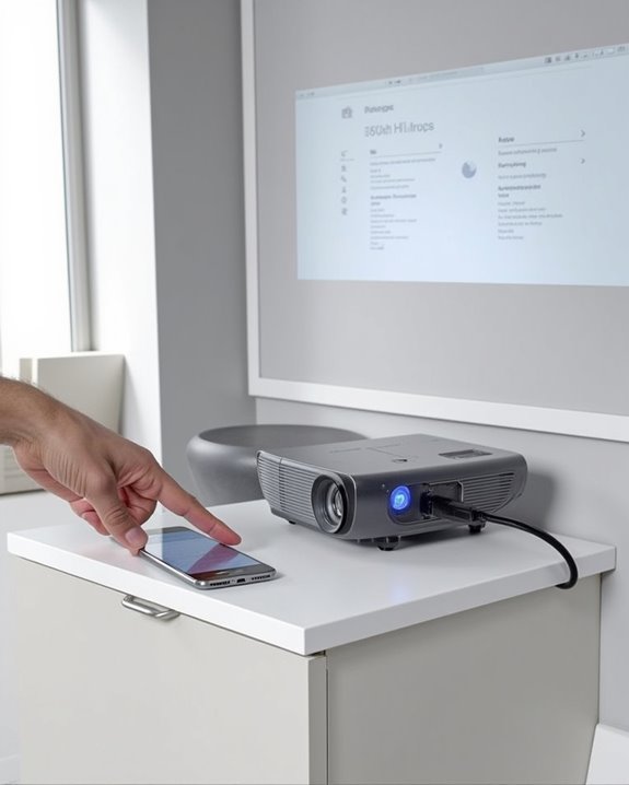 optimize projector display settings