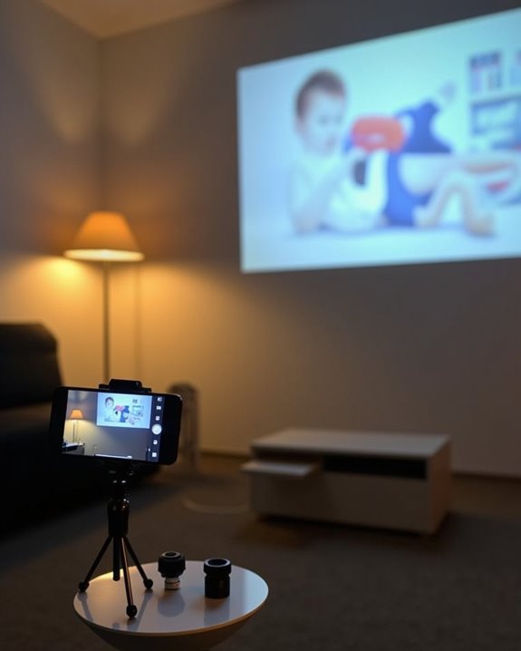 optimize screen and projector