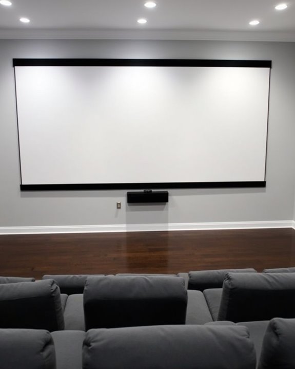 optimized projector room setup