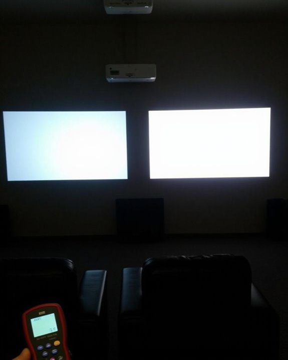 optimizing projection setup parameters