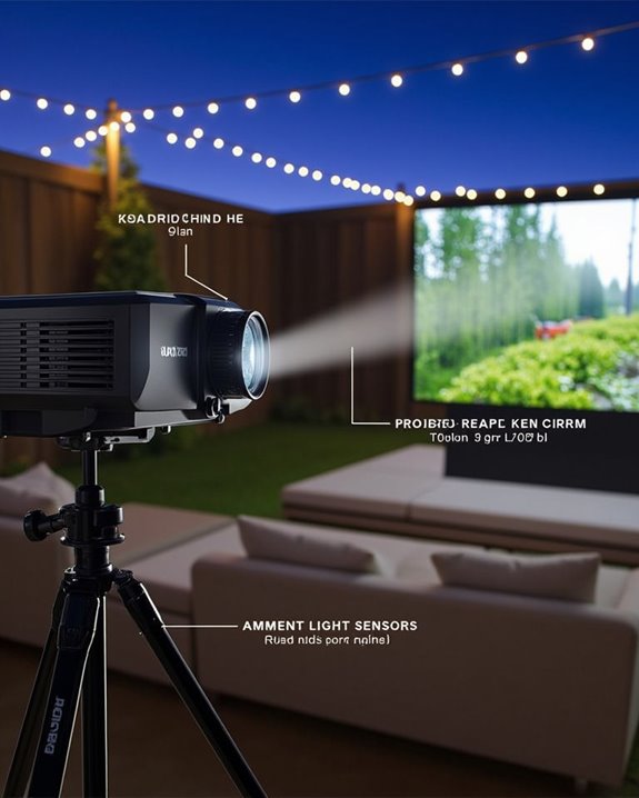outdoor projector selection criteria