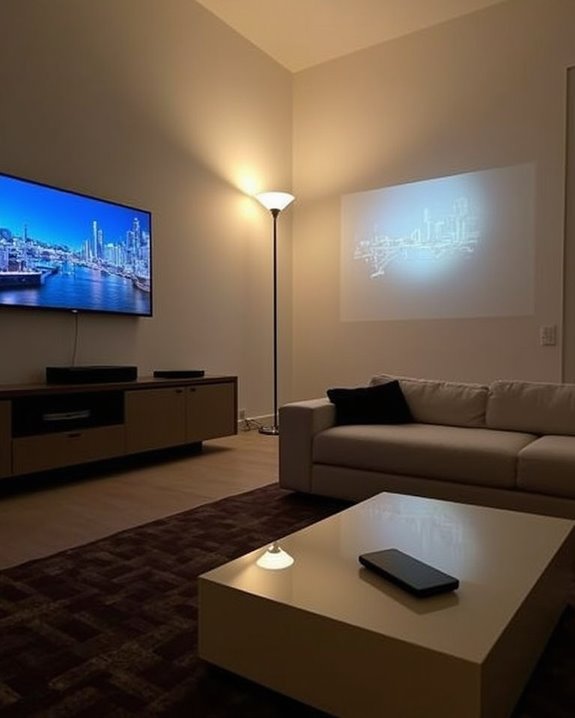 projection quality depends on technology