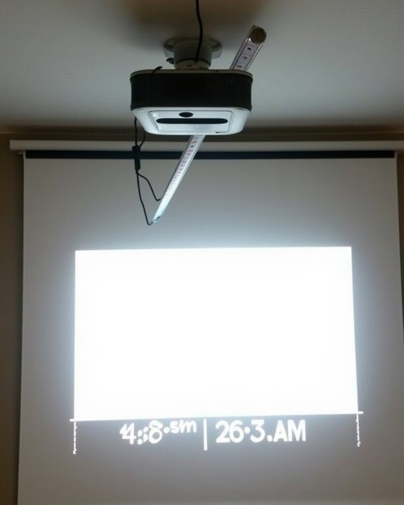 projector 10 meters distance