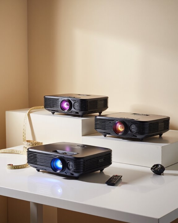 projector specifications under 500