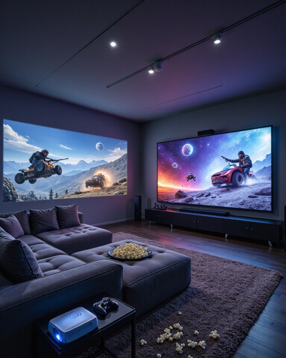 projectors versus tvs showdown