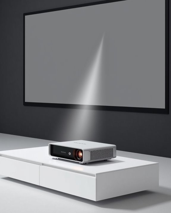 proper projector placement and screen